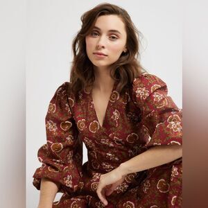 Floral Puff Sleeve Mini Dress